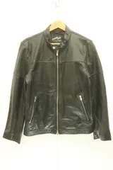 【中古】 RATTLE TRAP メンズレザージャケット M ラムレザージャケット RATTLE TRAP M 黒 ブラック 無地