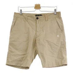 サイズ：L ROUGH&SWELL ラフアンドスウェル  裏メッシュ コットン混 ハーフパンツ  ブラウン系 [240101544481] ゴルフウェア メンズ ストスト