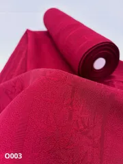 色無地 竹笹 紋意匠 錦彩織 眞砂 葡萄色 えびいろ 反物 正絹 O003