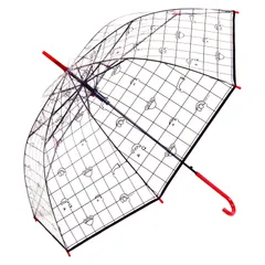 I'm Doraemon ドラえもん POEアンブレラ umbrella ビニール傘 ビニ傘 60cmサイズ 大人用 黒×赤 (送料770円込み)のサムネイル