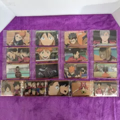 17枚セット　まとめ売り  ハイキュー<!-利用不可文字-!><!-利用不可文字-!>　ウエハース 6  カード　ハイキュー