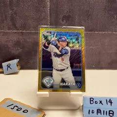 2024 Topps Chrome NPB 中田翔 Sho Nakata 40/50 中日ドラゴンズ Shimmer Refractor カード