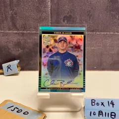 2002 Topps Bowman Chrome Chris Baker 直筆サインカード Toronto Blue Jays Refractor カード