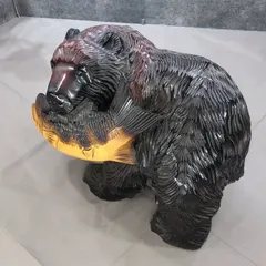 2025年最新】熊 木彫り 鮭の人気アイテム - メルカリ