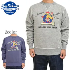 バズリクソンズ BUZZ RICKSONS BR69632 セットインクルー スウェット シャツ トレーナー モスキートクラブ MOSQUITO CLUB ミリタリー メンズ br69632