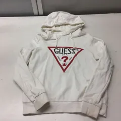 送料無料★GUESS ゲス★スウェットパーカー スウェットプルオーバー★Sサイズ★ホワイト　白#50309sbl