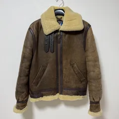 美品/希少サイズ✨【米国製】schott B-3 ムートン 44サイズ 茶色 ジャケット・アウター schott B-3 WWII Leather Bomber Jacket