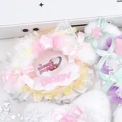 硬質ケースデコ　推し活　レースデコ　B8サイズ