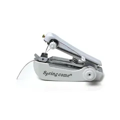 【在庫セール】ポータブル小型ミニ手動ミシン家庭用多機能スプリングカムクリエイティブミシン 片手で縫えるハンディミシン ポータブル小型ミシン 便利な裁縫道具(B)