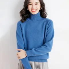 ☆ ブルー ☆ Lサイズ ☆ ハイネックセーター 暖かい オシャレ タートルネック レディース ハイネックセーター ニット セーター ニットセーター ハイネック タートルネックセーター カジュアル トップス メンズ 暖かい オシャレ 長袖 秋冬 厚手 あったか