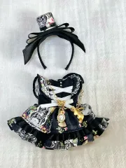 オビツ11 4xrafactory 時計うさぎ 衣装 ブラック set