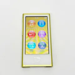 美品】iPodnano 第7世代 モデル:A1446 イエロー 2025年最新】ipod nano