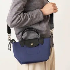 新品 ロンシャン LONGCHAMP ハンドバッグ ル プリアージュ エナジー トップハンドルバッグ XSサイズ ネイビー