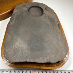 武用真 備前焼 木目四方皿 叩き皿 四方平鉢 食器 大皿 隅切角皿 盛り皿