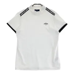 サイズ：L CALLAWAY キャロウェイ  モックネック半袖Tシャツ  ホワイト系 [240101541487] ゴルフウェア レディース ストスト