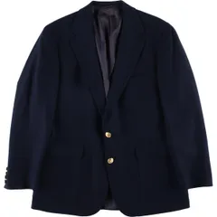 古着 80~90年代 ラルフローレン Ralph Lauren POLO UNIVERSITY CLUB 紺ブレザー テーラードジャケット USA製 メンズL相当/eaa591907
