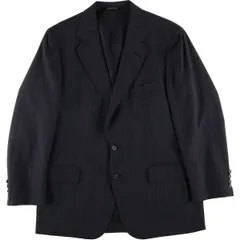 古着 80~90年代 ラルフローレン Ralph Lauren POLO UNIVERSITY CLUB ストライプ柄 ウールテーラードジャケット USA製/eaa591909