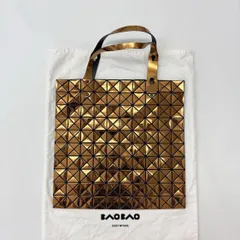 レアカラー BAO BAO BAOBAO バオバオ ISSEY MIYAKE イッセイミヤケ トート バッグ TOTO BAG メタリック ブロンズ ゴールド 系 709-0150