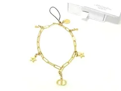 ■新品■未使用■ DIOR ディオール ストラップ キーホルダー バッグチャーム レディース ゴールド系 DI8628