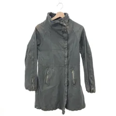 GIORGIO BRATO ジョルジオブラット 羊革レザーコート サイズ:40     グレー レディース / 240001167405