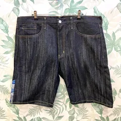 GR963 SUGOI JAPAN TATTOO 和柄 刺繍 デニムハーフパンツ