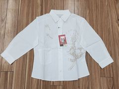 新品 Insect Garden インセクトガーデン 昆虫図鑑柄 長袖ブラウス 