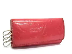 LOUIS VUITTON ルイヴィトン M9145F モノグラムヴェルニ ミュルティクレ4 4連 キーケース 鍵入れ フランボワーズ ピンク系 DD9282
