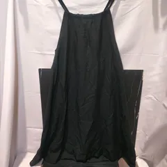 20【手作り】古布 ワンピース 黒 薄手 シースルー キャミソール チュニック シャツ トップス ブラック 着物地 羽織   ハンドメイド  アンティーク Vintage 和装 着物 浴衣 和服 骨董 リメイク 昭和 レトロ 婦人服  一点物 JAPAN 日本