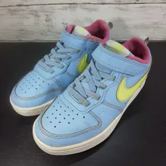 NIKE COURT BOROUGH LOW2 ナイキ コート ボロー ロウ2 20.0cm レディース スニーカー ブルー 青 BQ5451-405 L10406
