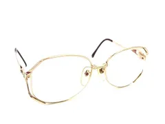YVESSAINTLAURENT イヴサンローラン 30-6628 度入り めがね メガネ 眼鏡 レディース ゴールド系×レンズ クリア DK7359