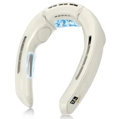 【人気商品】YOIIYO ネッククーラー 冷却プレート 首掛け扇風機 ネックファン 100段階風量調節 4000mAh大容量バッテリー 扇風機 羽なし 急速充電 携帯扇風機 首掛けクーラー 首 冷却 冷やす ネッククーラー ペルチェ 軽量設計 スポーツ/アウト