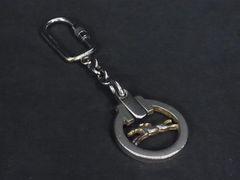 □新品同様□ miumiu ミュウミュウ レザー キーホルダー キーリング