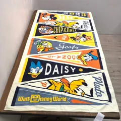 ミッキー＆フレンズ バスタオル 大判 85×160cm ペナント 2023 ディズニー Disney　●