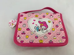 1539. 平成レトロ マイメロディ ピンク キルト調 折りたたみ財布