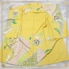 1000★藤★【■豪華！京友禅■金箔加工■作家物！訪問着・春秋華文様】御仕立上 20%クーポン対象久保耕 久美すがた特選型糸目手挿し