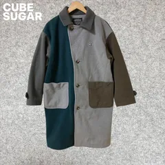 CUBE SUGAR パッチワークチェスターコート Mサイズ