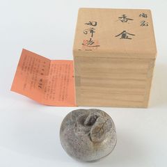A384備前焼 小西陶古 水滴（共箱・栞付き） - メルカリ