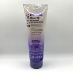 ◇843【新品／並行輸入品】★単品★giovanni(ジョバンニ) 2chic ダメージ シャンプー 250mL ダメージケア ノンシリコン シャンプー ジョヴァンニ ココナッツミルク ブラックベリー ボタニカル ダメージヘア サロンクオリティのサムネイル