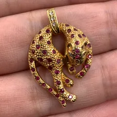 18k パンサー　ペンダント　7.55g 2025年最新】パンサーペンダントの人気アイテム - メルカリ