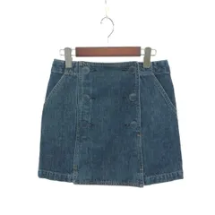 A.P.C. アーペーセー デニムスカート サイズ:34 ヴィンテージ/ミニスカート/ボタンデザイン    ネイビー レディース / 243001001891のサムネイル