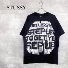 USA製】ステューシー 紺タグ ラジカセ Tシャツ 墨黒 S 90s オールド