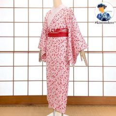 浴衣rosemarieseoir 定価:21,600円 苺ホイップ柄ベビーピンク - メルカリ