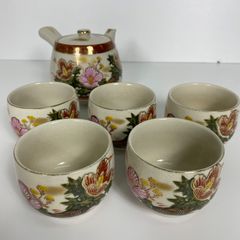 九谷焼 実山 茶器セット 宝瓶 湯こぼし 湯呑 煎茶道具 茶道具