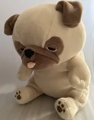 e❌りぶはあと❌　プレミアム　ねむねむアニマルズ　パグ　約17㎝　ぬいぐるみ　ポーチ