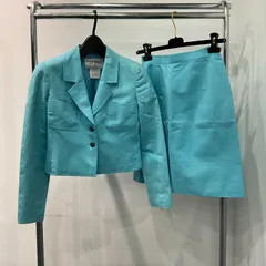 シャネルパンツスーツ SILVER LINE】【【年間】1釦シングルパンツスーツ/ネイビー