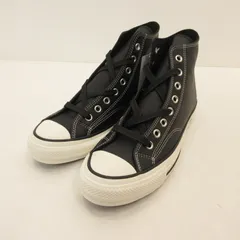 【姫路東店】 中古 CONVERSE ADDICT | コンバースエディクト スニーカー CHUCK TAYLOR LEATHER HI 33900010 2025A/W ブラック 27cm 【126】