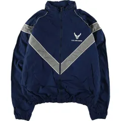 古着 00年代 米軍実品 U.S.AIR FORCE SKILCRAFT PTU トレーニングジャケット ナイロンジャケット USA製 X-LARGE/LONG/eaa588471