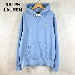 現行モデル 人気カラー アイスブルー POLO RALPH LAUREN ポロラルフローレン ポニーロゴ刺繍 裏起毛 フーディ プルオーバー パーカー