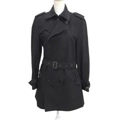 Z1558 BURBERRY BLACK LABEL バーバリーブラックレーベル メンズ トレンチコート 黒 ノバチェック