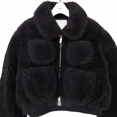 12月23日までsacai ブラック キルティングブルゾン　レディース　サイズ1 12月23日までsacai ブラック キルティングブルゾン レディース サイズ1